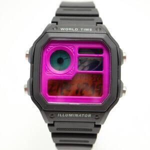 Casio Royale Taco Bell AE-1200 Custom Mod Upgraded Backlight Digital Watch